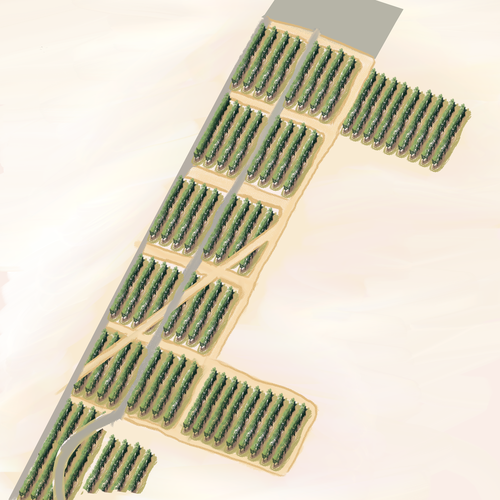 Artist interpretation of a Vineyard map Design by Andres M.