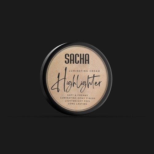 Sacha Luminating Cream Highlighter Design by Baba Gafarov