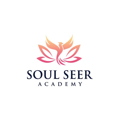 Streamlined ‘iconic’ logo for a spiritual development academy. Design by Schöpfer