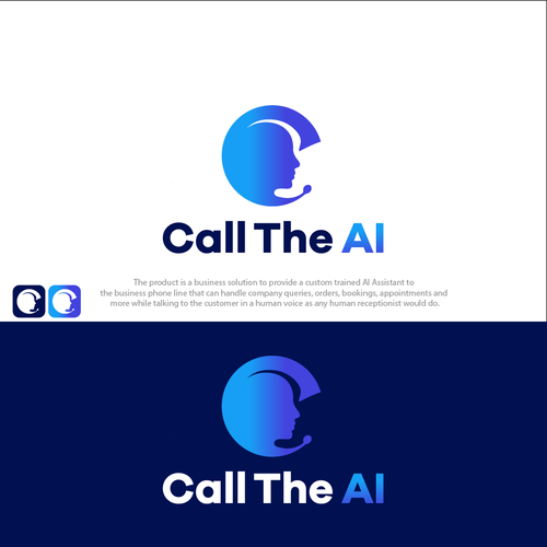 AI Communication Logo Design by Miqdam Sajid