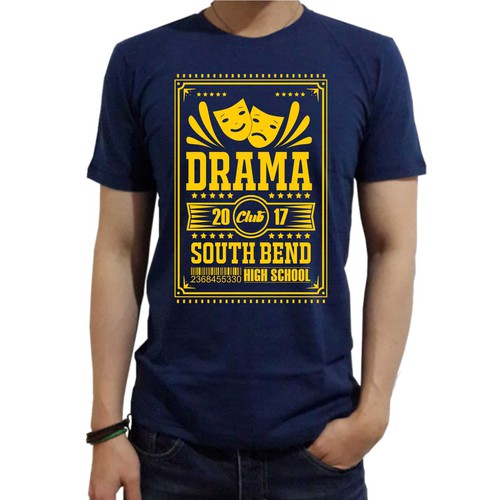 Drama Club T-shirts High School Custom Tees Smile Frown