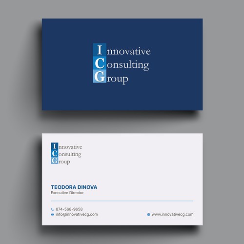 Design di ICG Business Cards di Hasanssin