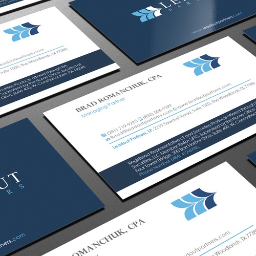 New Business Card Design for Investment Bank | Business card contest