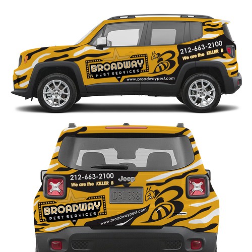 Striking wrap needed for Urban Pest control company Design by Logicainfo ♥