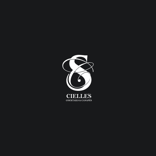 Logo for a new cocktail bar / restaurant. Classy. Elegant. Design by Direwolf Design