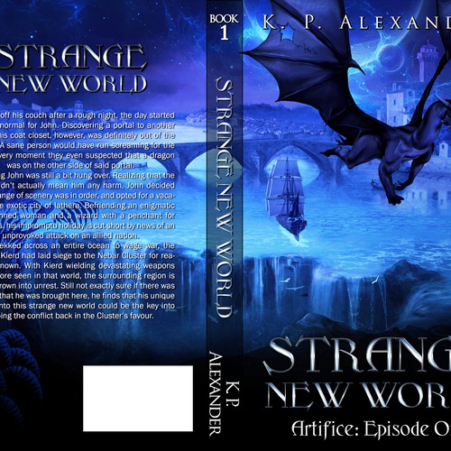 Fantasy Novel "Artifice: Episode One" needs a new cover design! Design por alerim