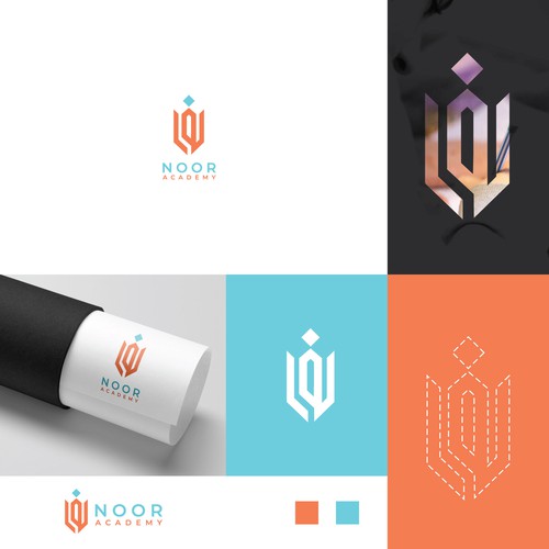 Noor Academy Logo Design by Manishah