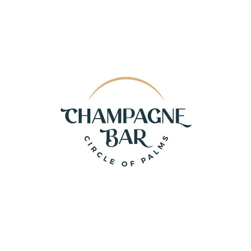 Design Luxury and modern Champagne Bar logo di NAD638