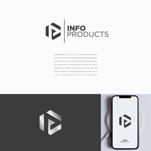 InfoProducts.com - Logo & Branding Design by avagraph™