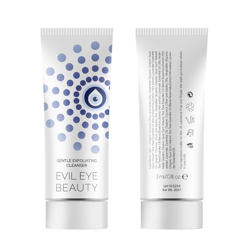 Evil Eye Beauty needs a fun & modern cosmetic tube designed. Design by bcra