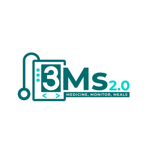 Logo for National Type 1 Diabetes Behavioral Health Research Study “3Ms 2.0” Design by Astart