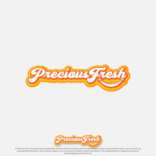 Create a Captivating Logo for Precious Fresh: Air fresheners that make you smile. Design by Divinehigh01