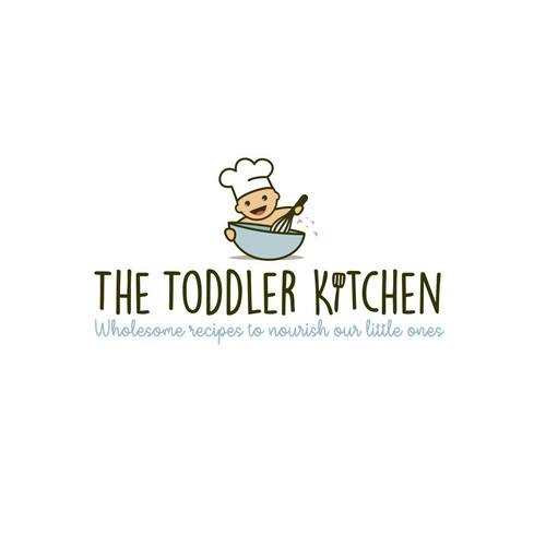 Fun logo for a food blog company focused on toddler and family nutrition and recipes. Design von meryofttheangels77