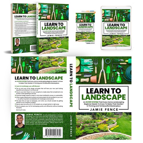 LOOKING FOR A UNIQUE AND BEAUTIFUL BOOK COVER DESIGN FOR A HOME LANDSCAPING BOOK Design by ryanurz