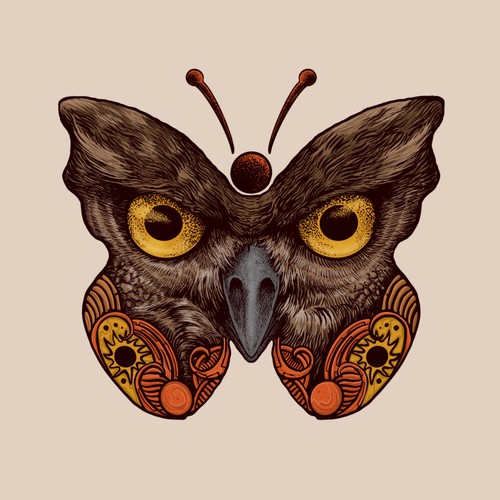 Unique & Original Brand Merch - butterfly themed Design by katingegp