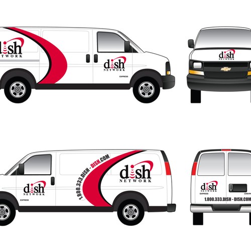 deletetemeeさんのV&S 002 ~ REDESIGN THE DISH NETWORK INSTALLATION FLEETデザイン