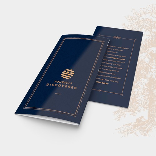 Design timeless marketing pamphlet for affluent customer Diseño de Luz Viera Studio