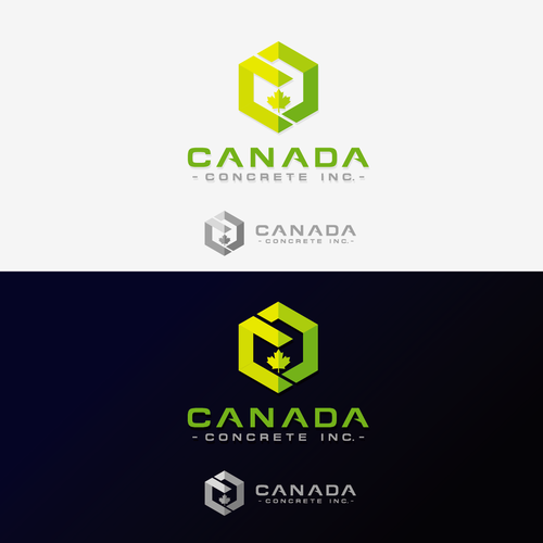 Canada Concrete Group Logo  brand identity pack contest