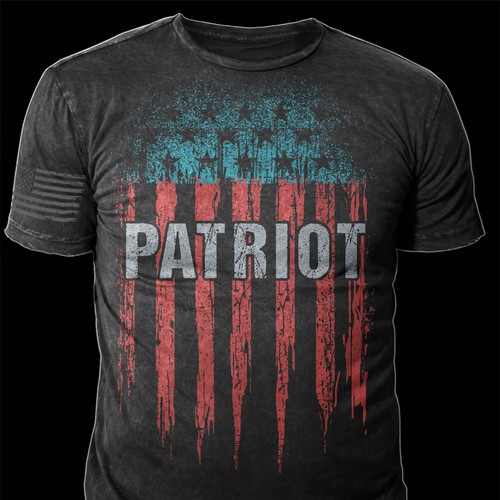 Develop a patriotic shirt that represents: The individual patriot, God, Family, Country Design by *DCLA*