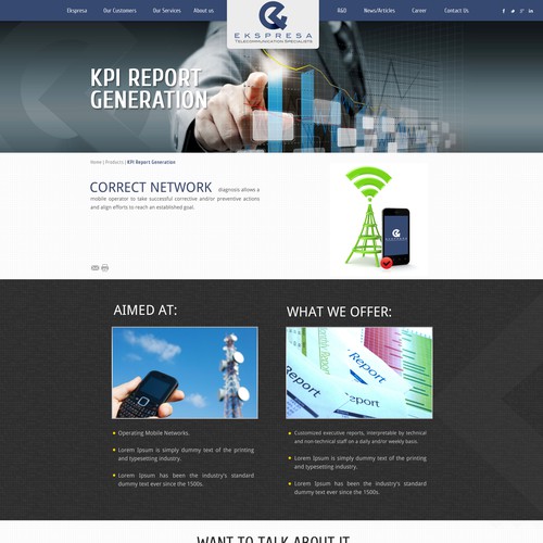 Parallax Website Design Wanted for Ekspresa Diseño de DezignLAB