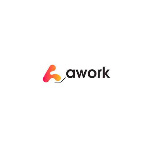 New logo for AI-based productivity software "awork" Diseño de Lumbeard