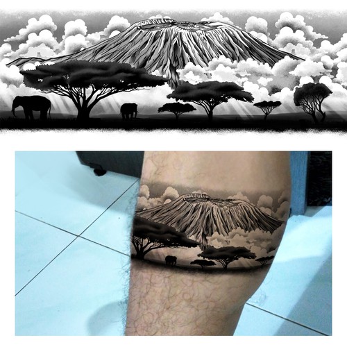 Mount Kilimanjaro tattoo Tattoo contest