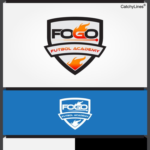 Jogos de fogo para aplicativo de design de logotipo de jogo