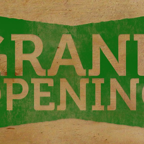 CASUAL STREET WEAR CLOTHING STORE GRAND OPENING SIGN Design by Saharsa
