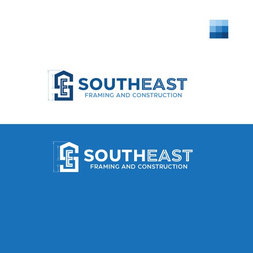 Logo and Icon design for Southeast Framing and Construction Design by Can-D