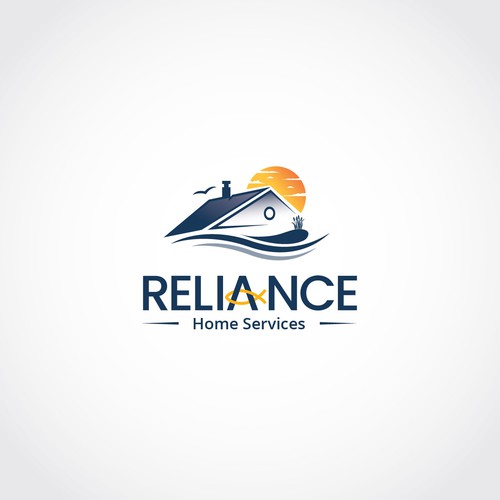 Logo for Reliable and Trustworthy Home Services Company Located on the Beach Design by Guavanaboy