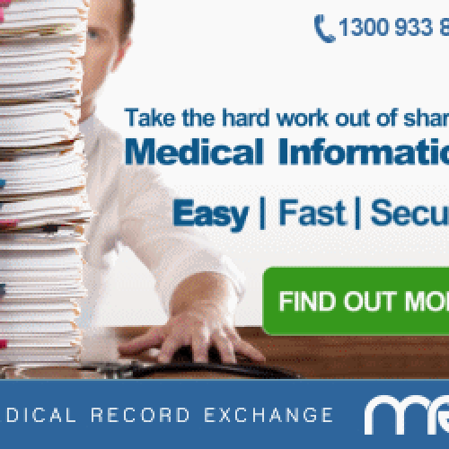 Create the next banner ad for Medical Record Exchange (mre) Design by LaurenWelschDesign™