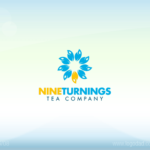 Tea Company logo: The Nine Turnings Tea Company デザイン by logodad.com