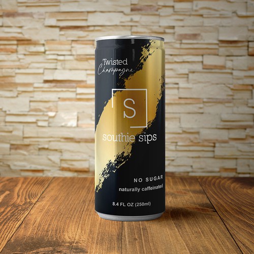 Minimalist beer can design Design by Feather Art Design Studio