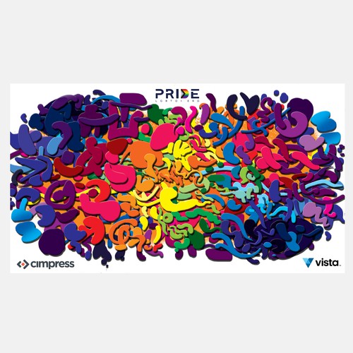 Virtual backgrounds for PRIDE month (multiple winners) Diseño de lofosparalogos