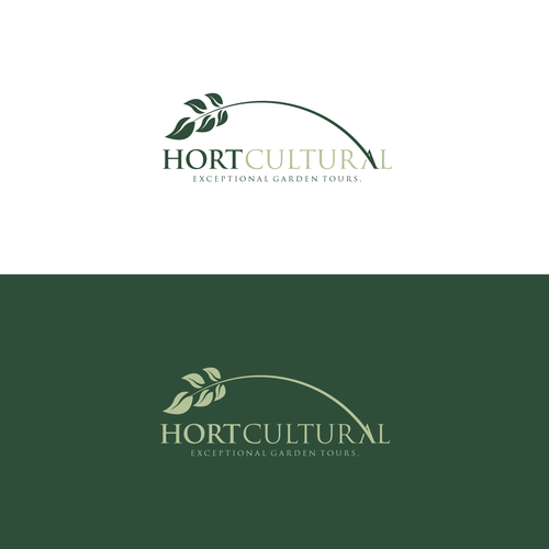 Sophisticated, bold logo for international garden tour company Diseño de Leon_id