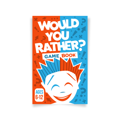 Fun design for kids Would You Rather Game book Design von bloc.