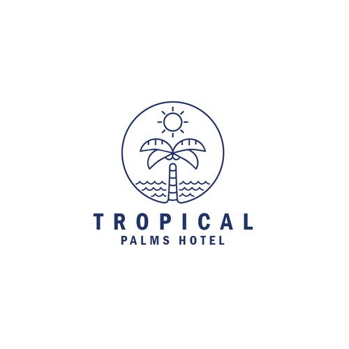 Tropical Palms Hotel Design von Pixel_by_Pixel