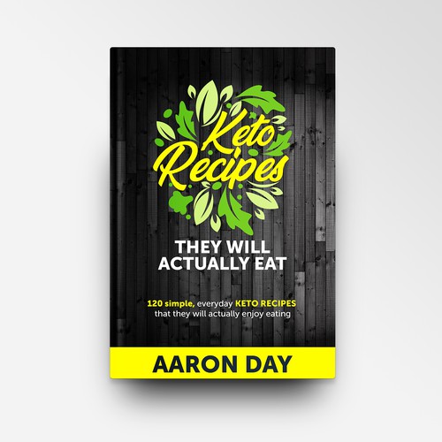 Design Healthy Ketogenic Recipe Book Cover Design by DZINEstudio™