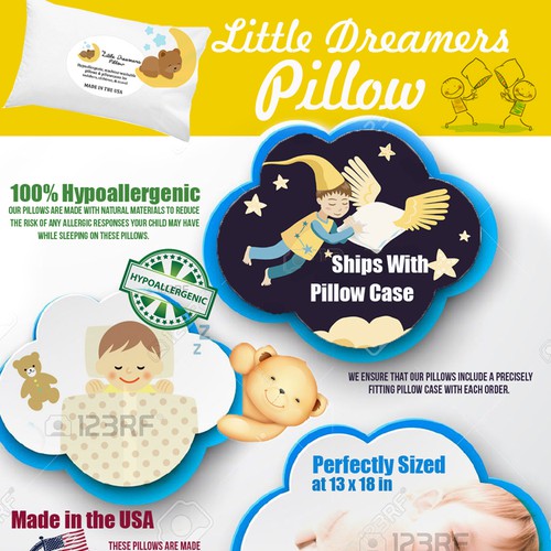 Create an Infographic for Toddler Pillows That Makes Moms Want to Buy