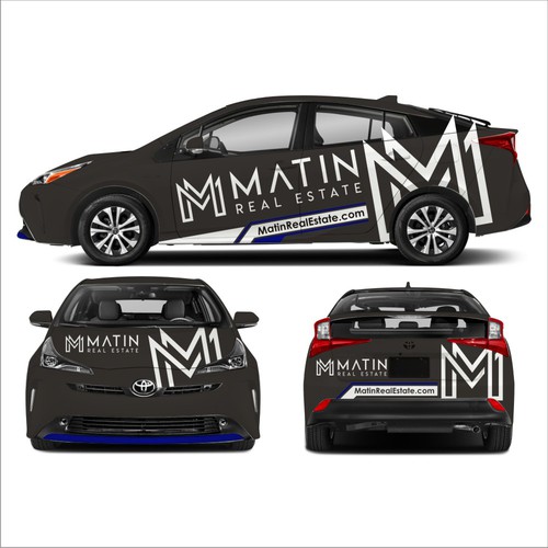 Luxury Real Estate Firm Prius Wrap Design by e^design