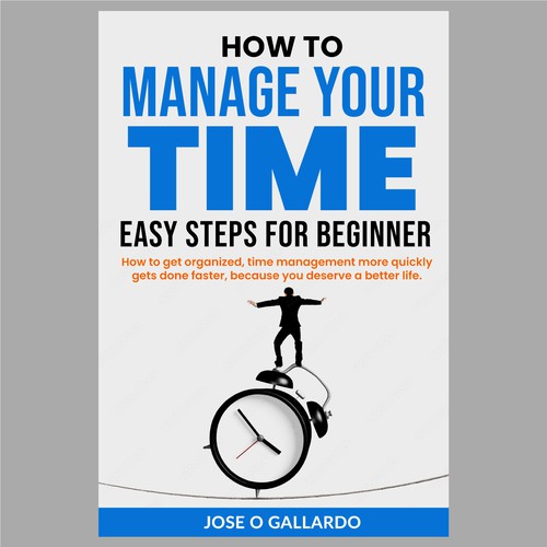 Designs | how to manage your time easy steps for beginner | Book cover ...