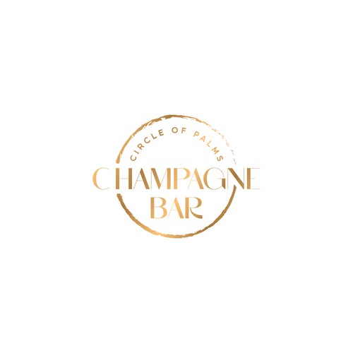 Luxury and modern Champagne Bar logo Design by TheLogo69