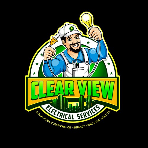 We need a powerful logo for our new top notch electrical services company. Design by redmonk