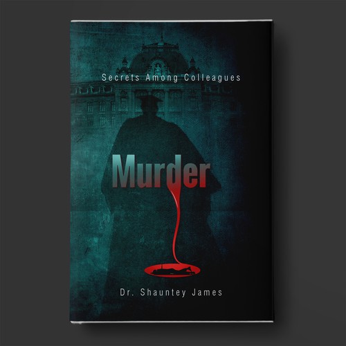 Cover for a classic murder mystery where secrets and lies fly among college professors Design by BeyondImagination