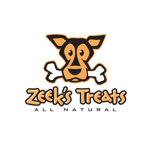 LOVE DOGS? Need CLEAN & MODERN logo for ALL NATURAL DOG TREATS! Design by gcsgcs