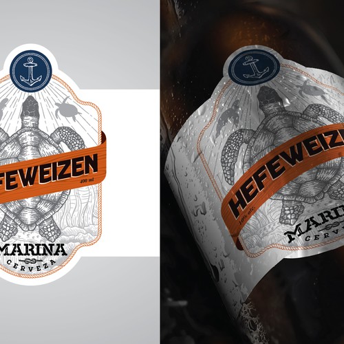 Design di Create a vintage and timeless beer label for an up and coming mexican craft brewery! di MANTSA®