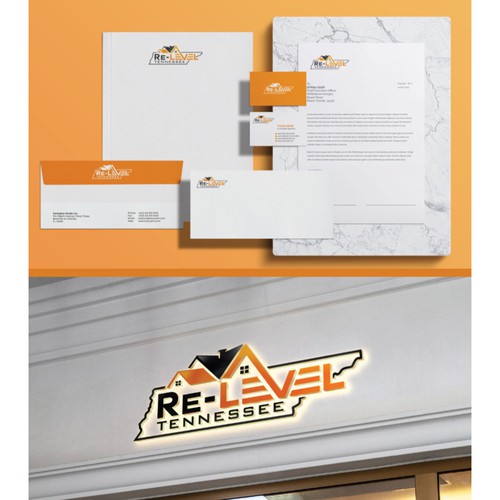 Design We need a strong Tennessee business logo for our Re-Leveling construction business por Designer Aziz