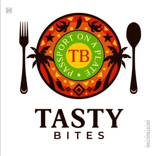 Design di Design a Bold, Soulful Logo for Tasty Bites – Caribbean Meets Southern Comfort di Dotstruction Studio