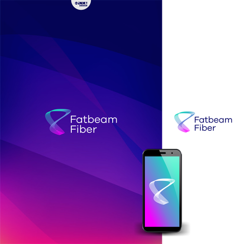 Fatbeam Fiber logo Design by oink! design