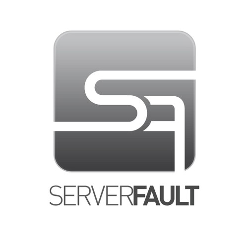 logo for serverfault.com Design por Bjarni_K